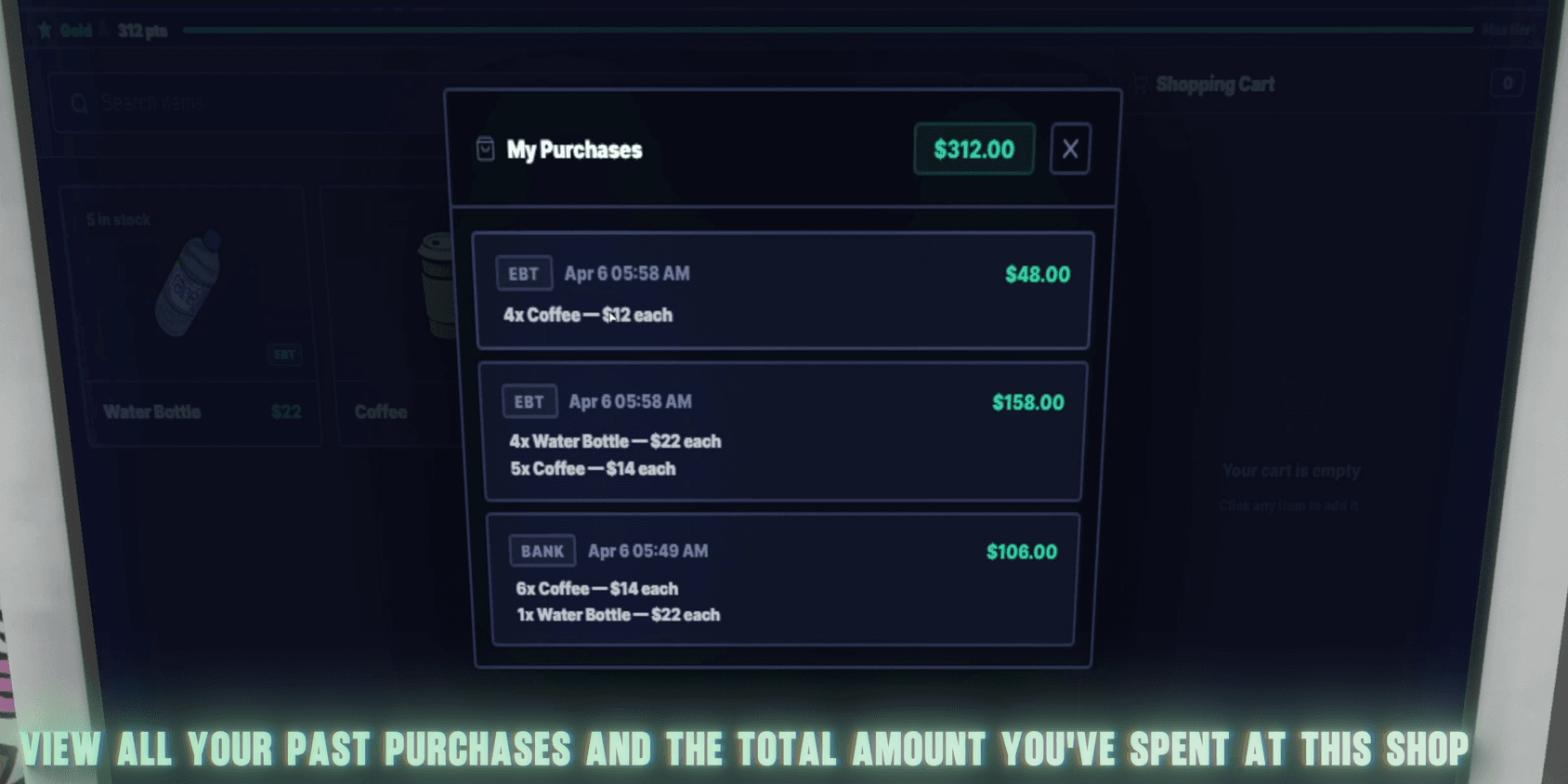 Purchase History