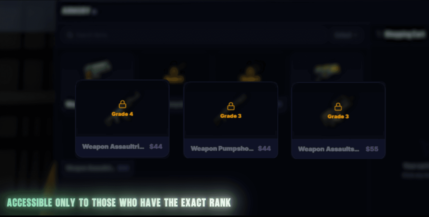Grade Locked Items